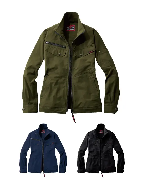 エコ製品制電 ストレッチジャンパー