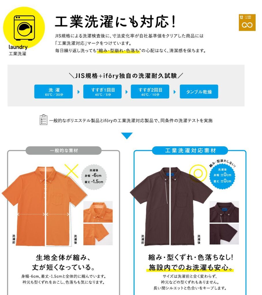 洗濯を重ねても長持ち