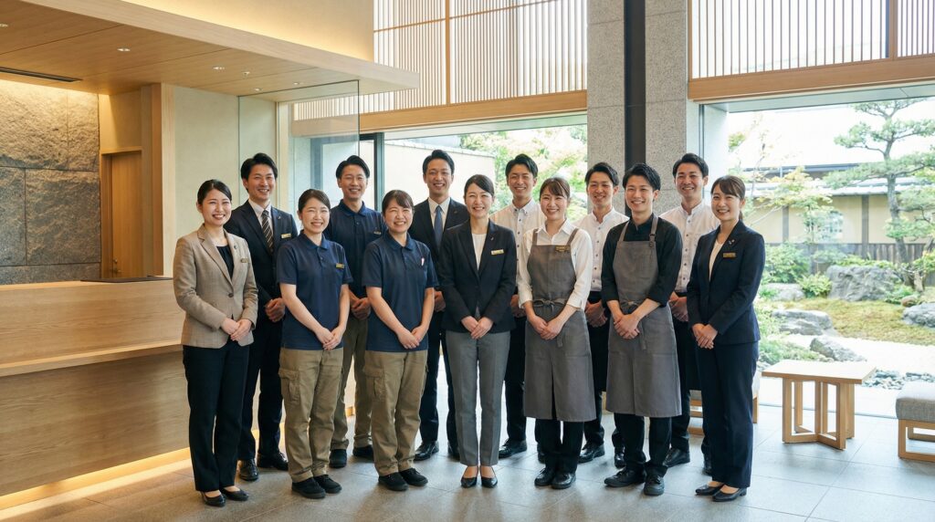 ホテルユニフォームの種類