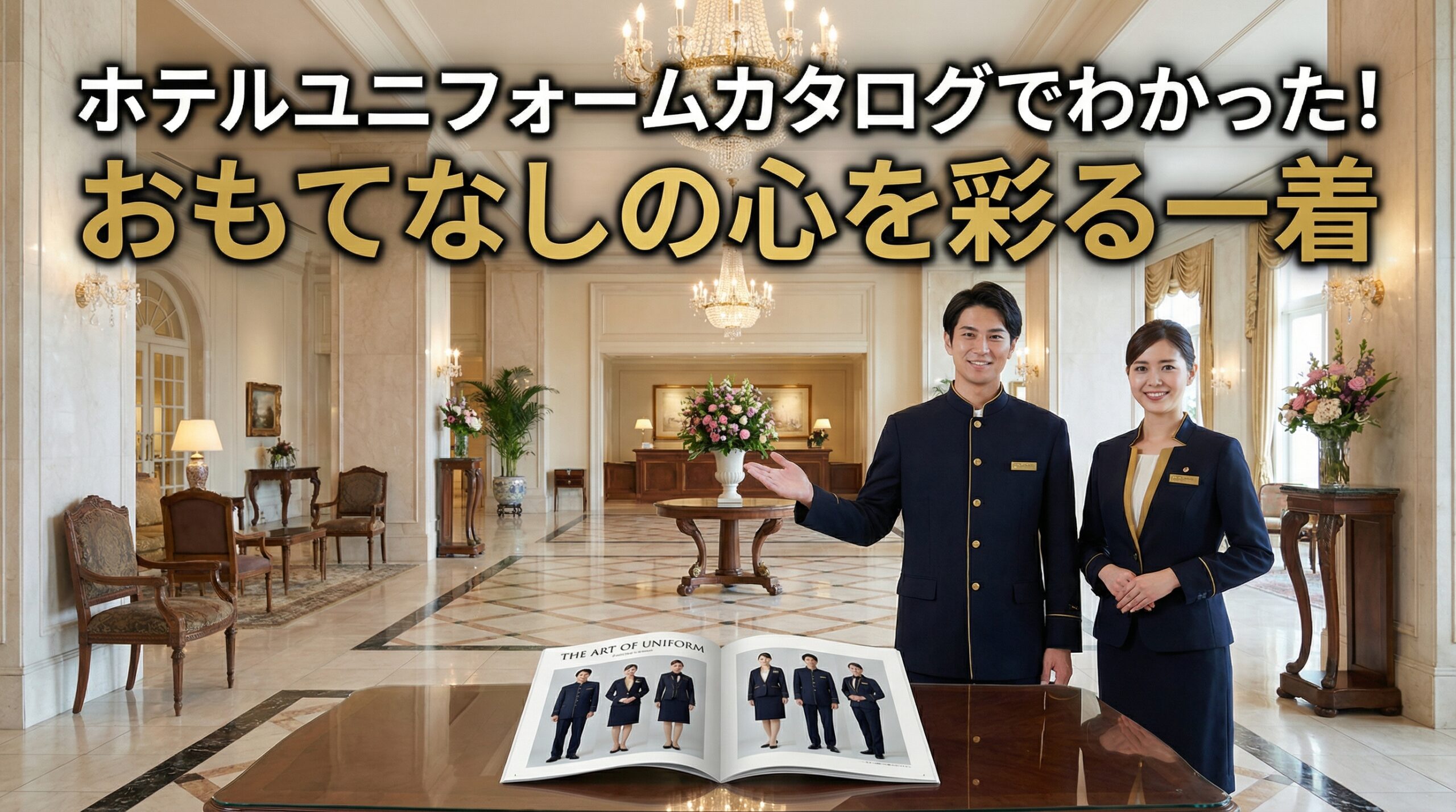 ホテルユニフォームカタログでわかった！おもてなしの心を彩る一着