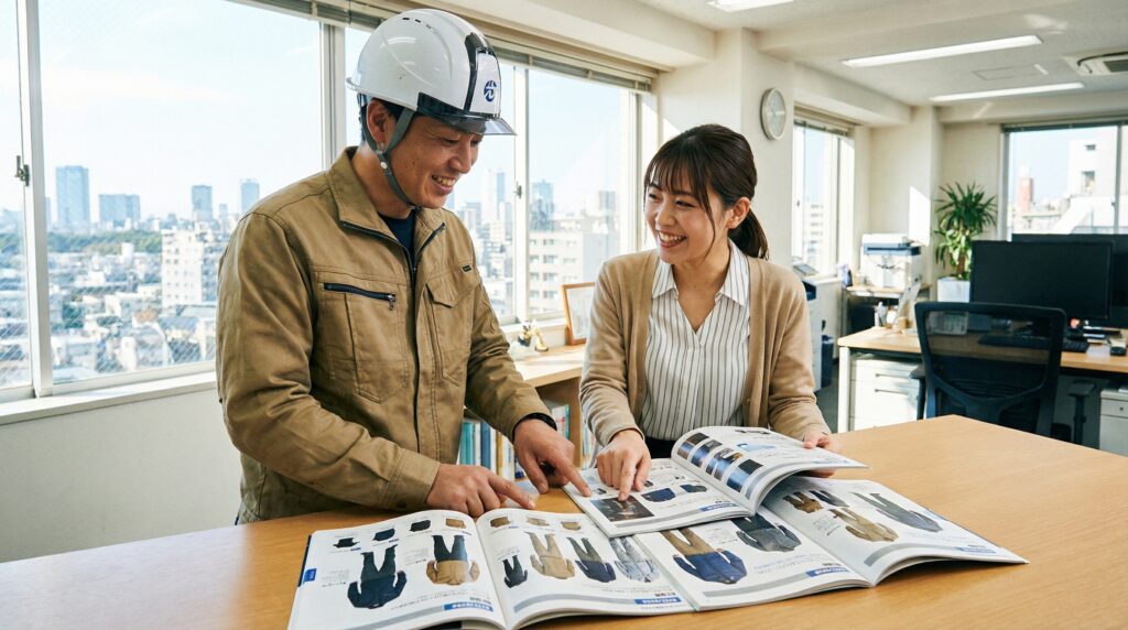 作業服のカタログ選びで重視すべきポイント