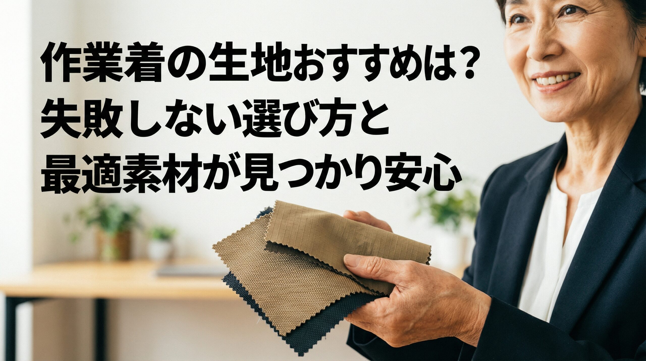 作業着の生地おすすめは？失敗しない選び方と最適素材が見つかり安心