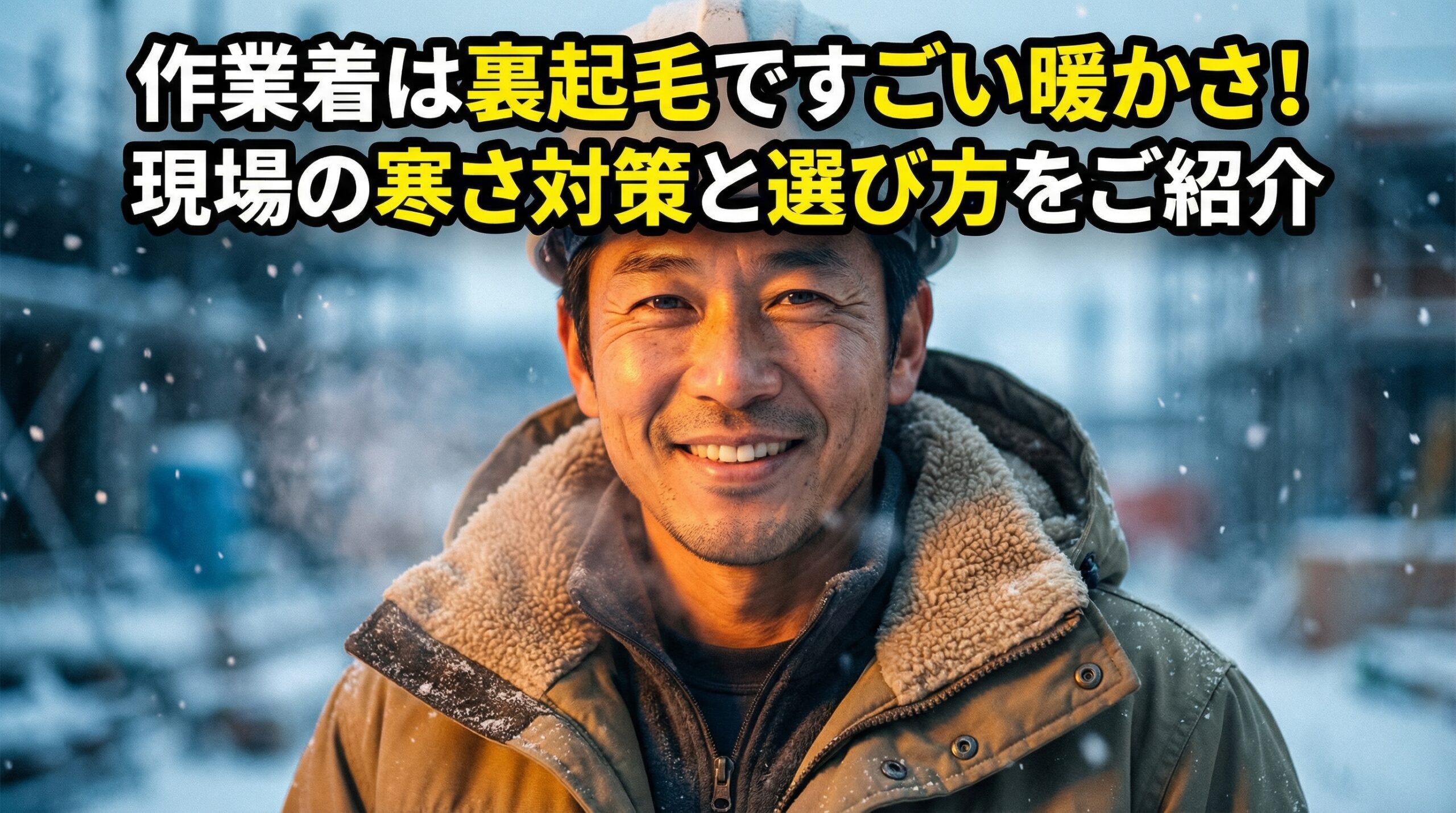 作業着は裏起毛ですごい暖かさ！現場の寒さ対策と選び方をご紹介