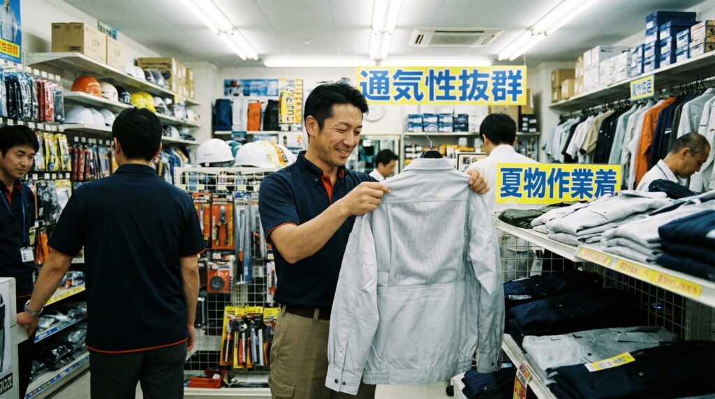 通気性のいい作業着を選ぶ上でのポイント