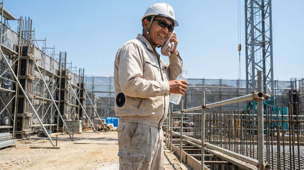 通気性の良い作業着が必要な理由