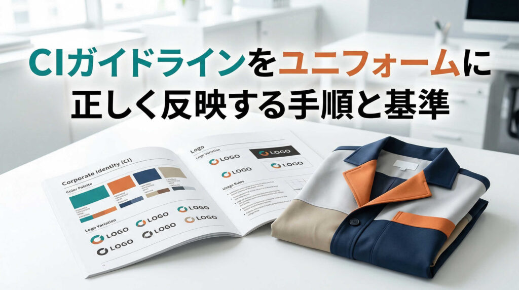 CIガイドラインをユニフォームに正しく反映する手順と基準