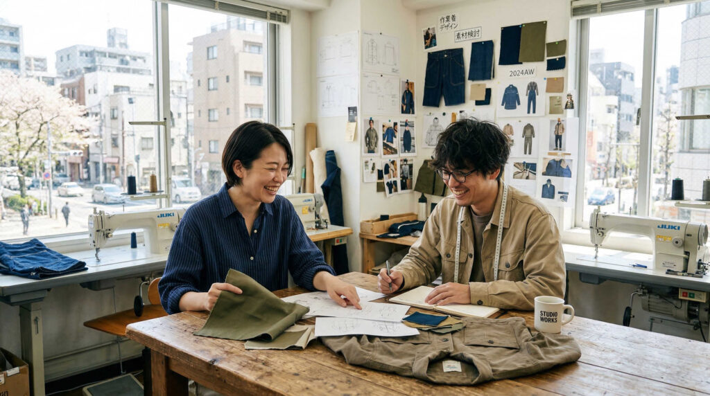 カラーバリエーションに対応したオリジナル作業着の作り方