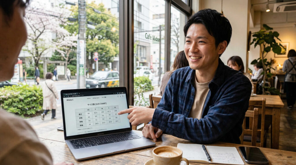 サイズ表の正しい読み方