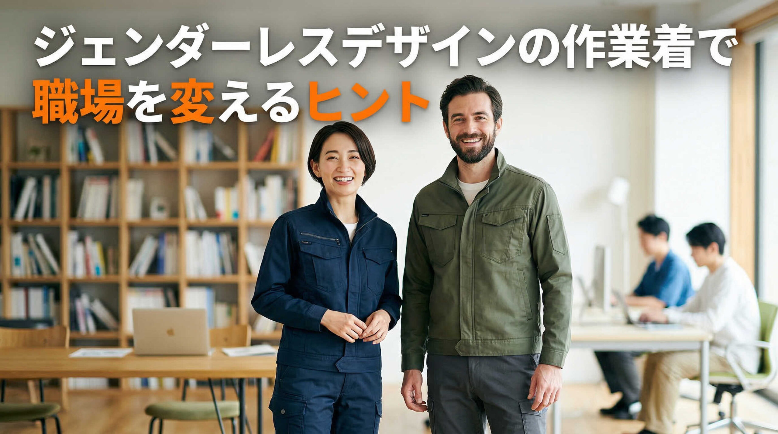 ジェンダーレスデザインの作業着で職場を変えるヒント