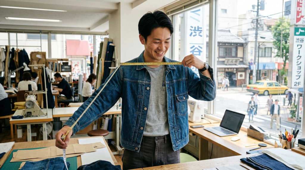 チェックポイント①サイズの基本3箇所を測る