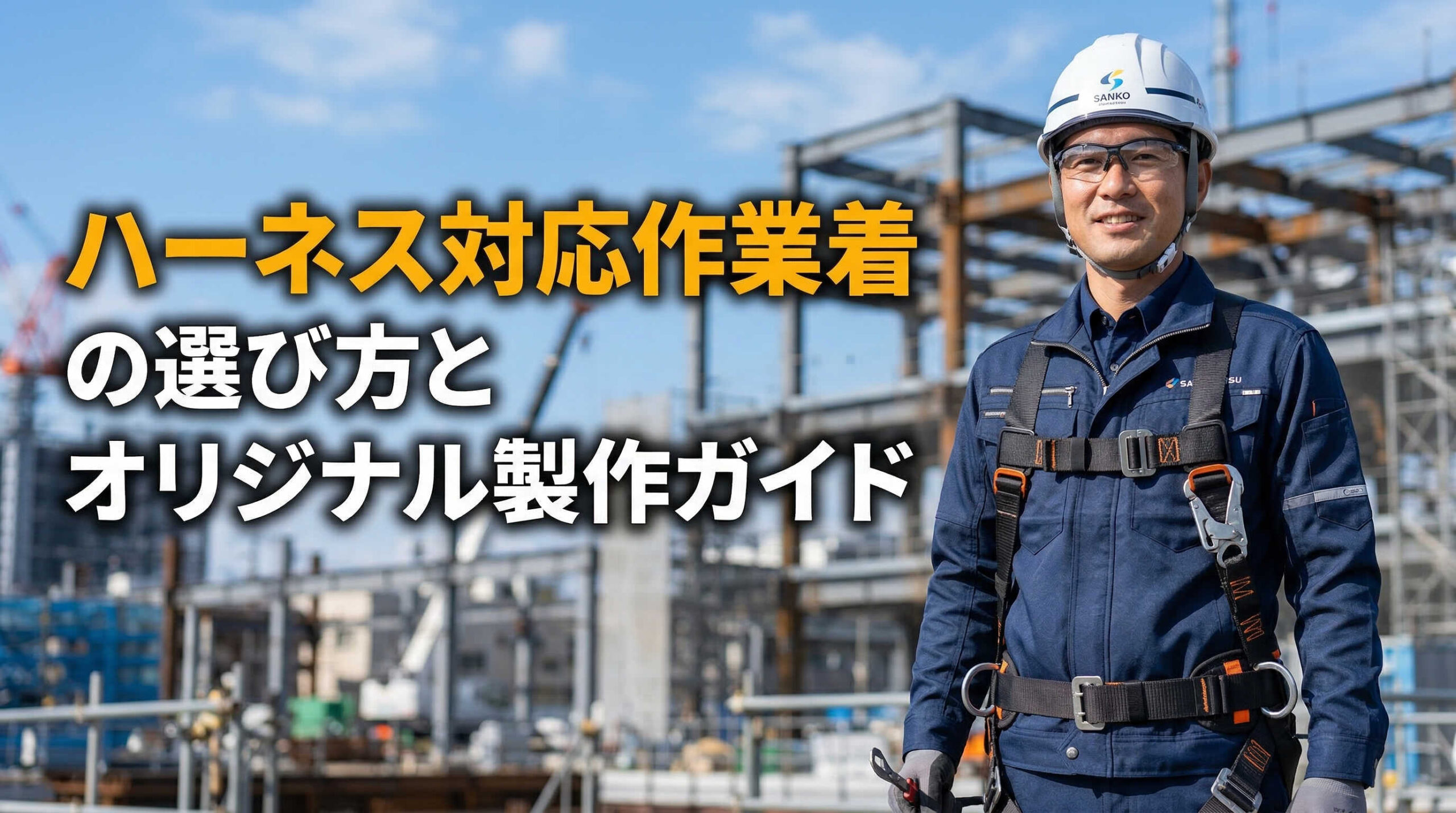 ハーネス対応作業着の選び方とオリジナル製作ガイド