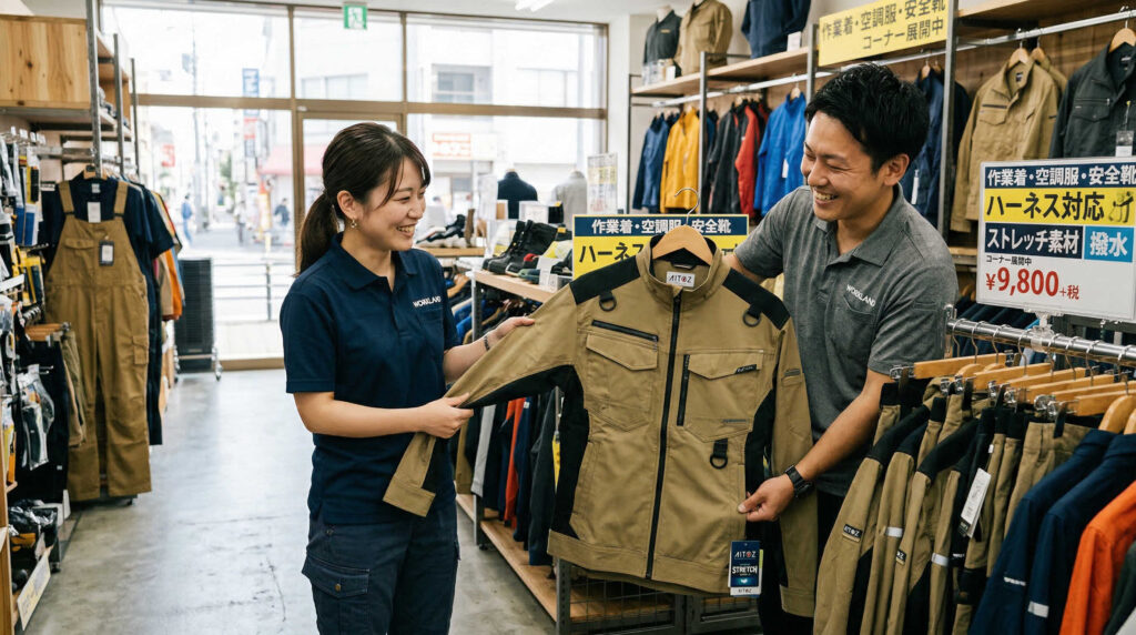 ハーネス対応作業着を選ぶときに確認すべきポイント