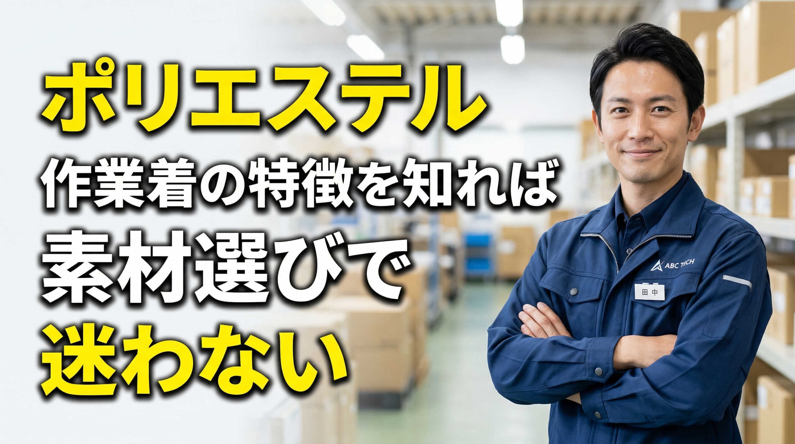 ポリエステル作業着の特徴を知れば素材選びで迷わない