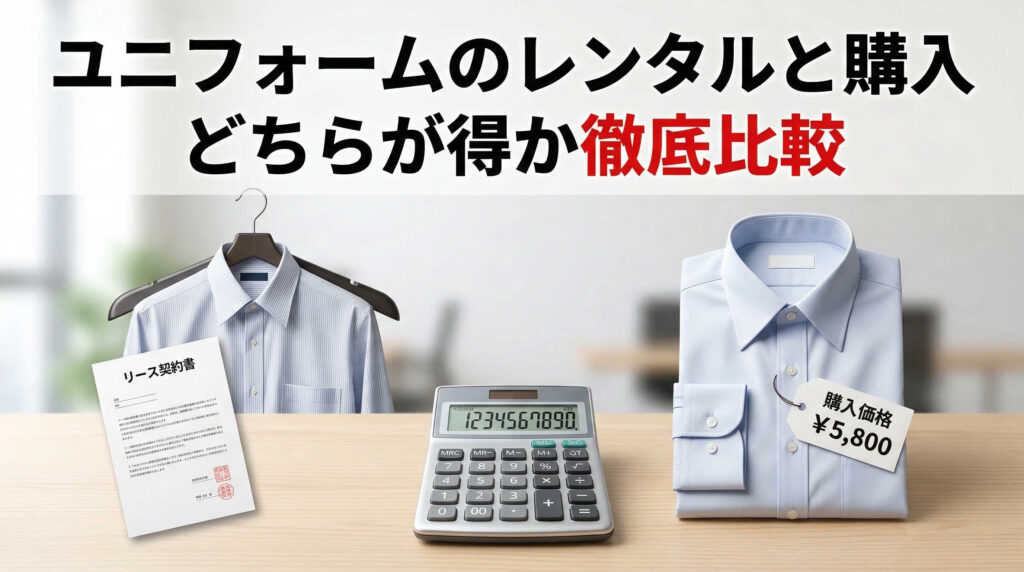 ユニフォームのレンタルと購入どちらが得か徹底比較
