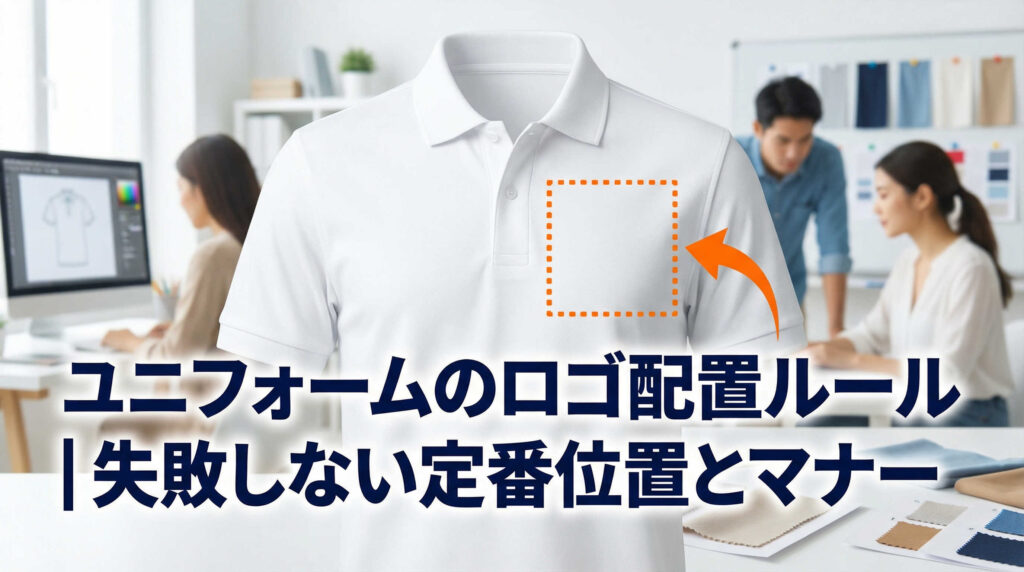 ユニフォームのロゴ配置ルール|失敗しない定番位置とマナー