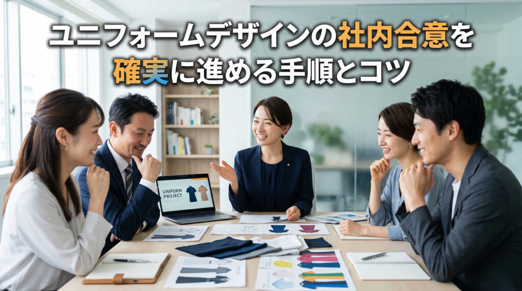 ユニフォームデザインの社内合意を確実に進める手順とコツ