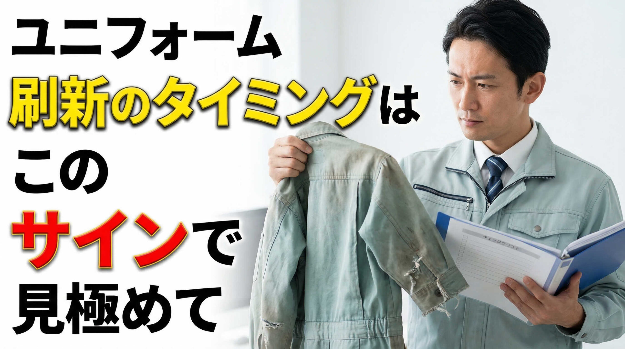 ユニフォーム刷新のタイミングはこのサインで見極めて