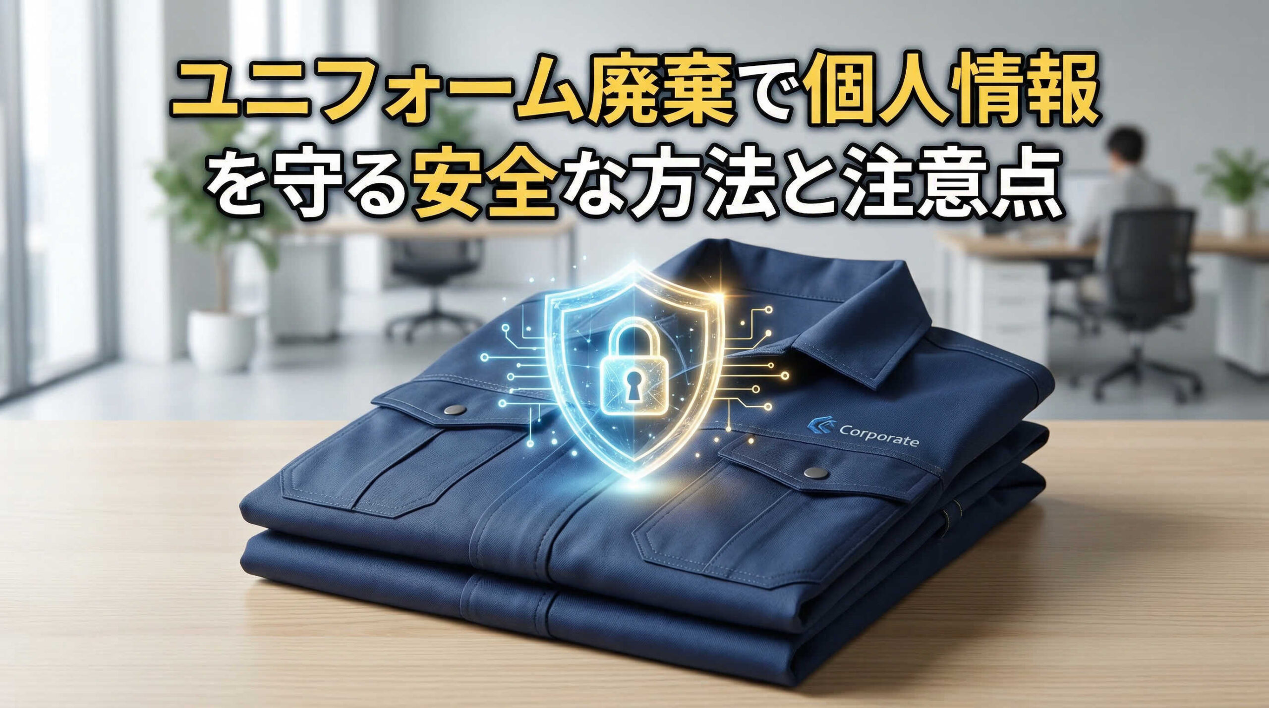 ユニフォーム廃棄で個人情報を守る安全な方法と注意点