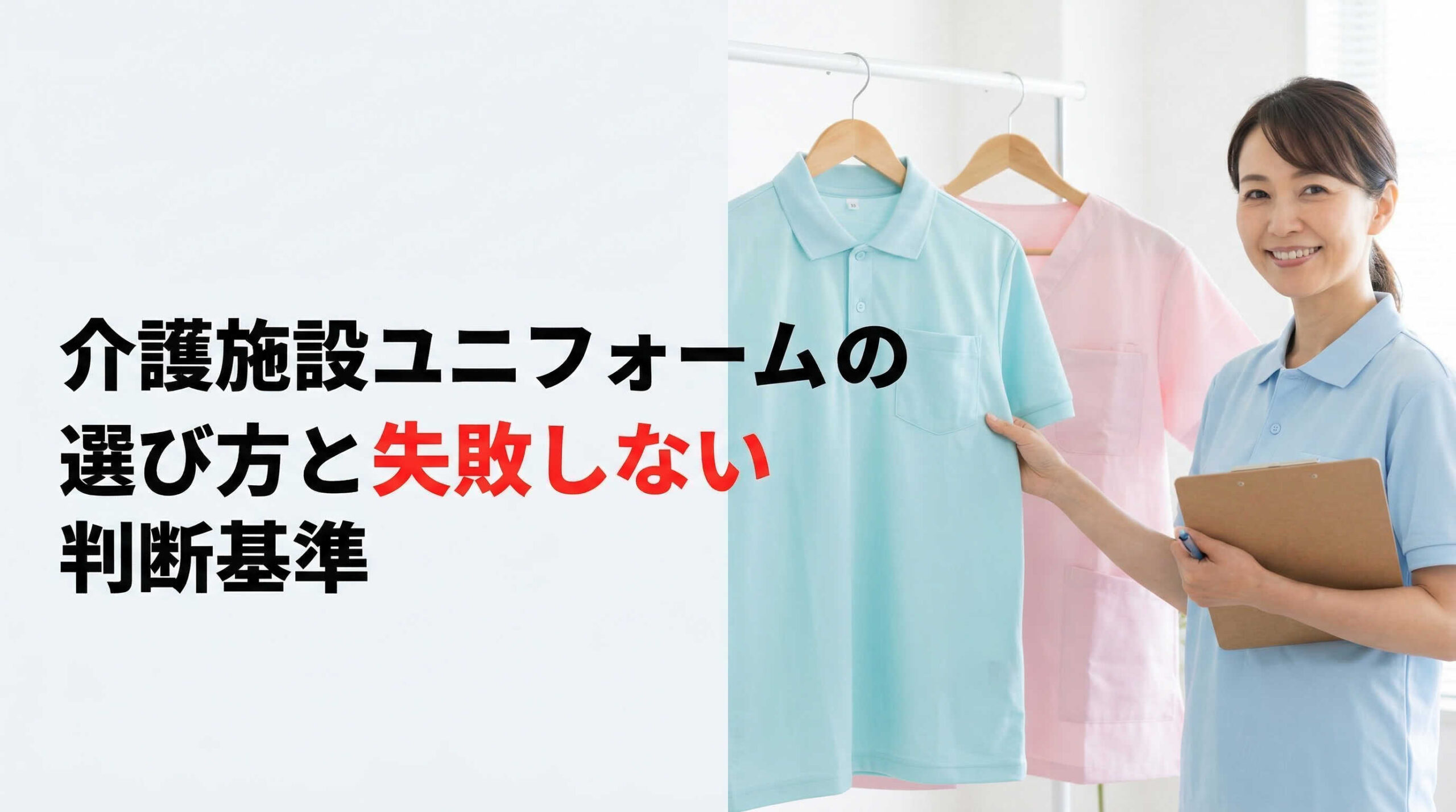 介護施設ユニフォームの選び方と失敗しない判断基準
