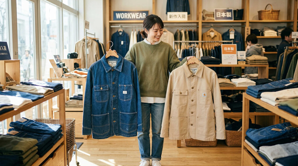 代表的な混紡比率65:35と50:50の違いを比較