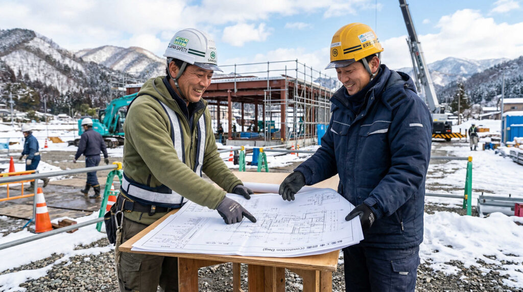 作業現場で使えるレイヤリングの組み合わせ例