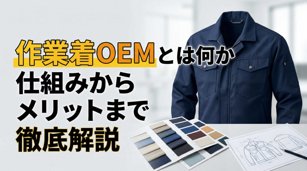 作業着OEMとは何か仕組みからメリットまで徹底解説