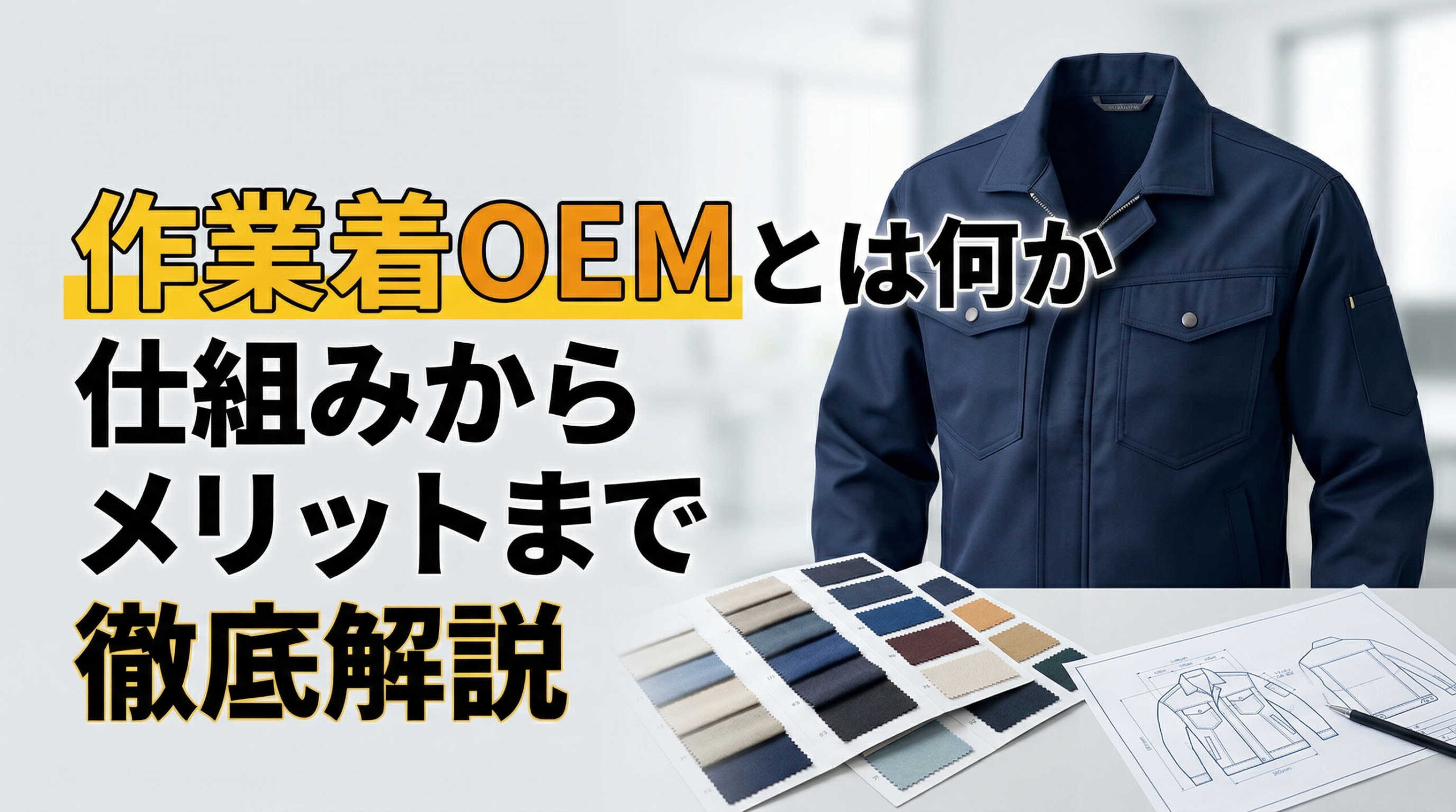 作業着OEMとは何か仕組みからメリットまで徹底解説