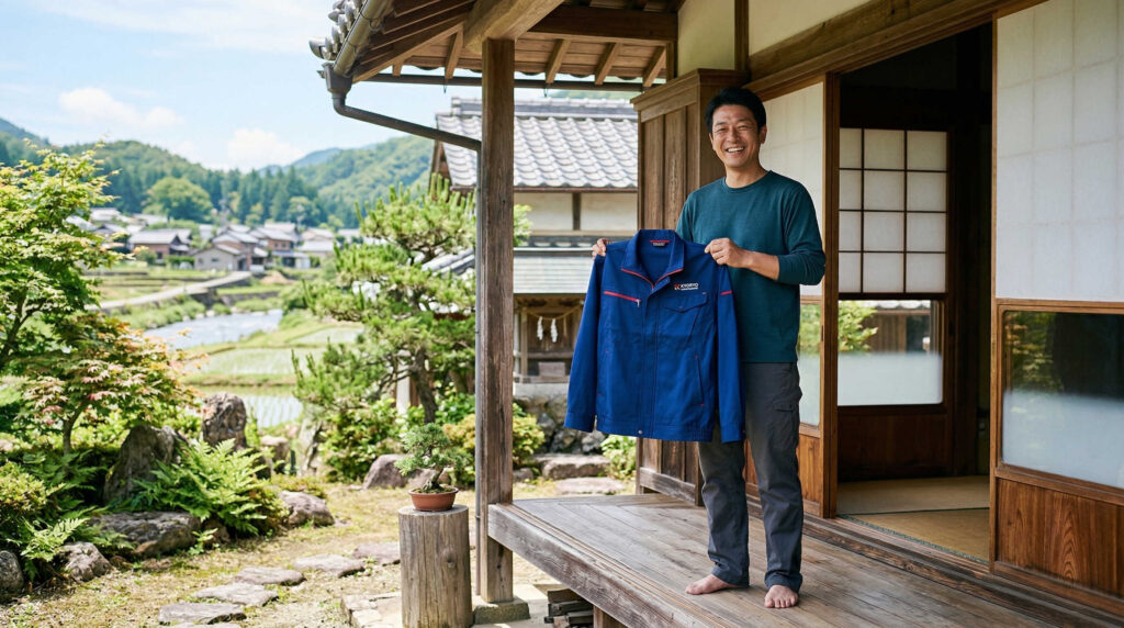 作業着におけるポリエステルの主なメリット