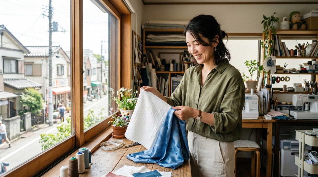作業着によく使われるTC素材（ポリエステル×綿）とは