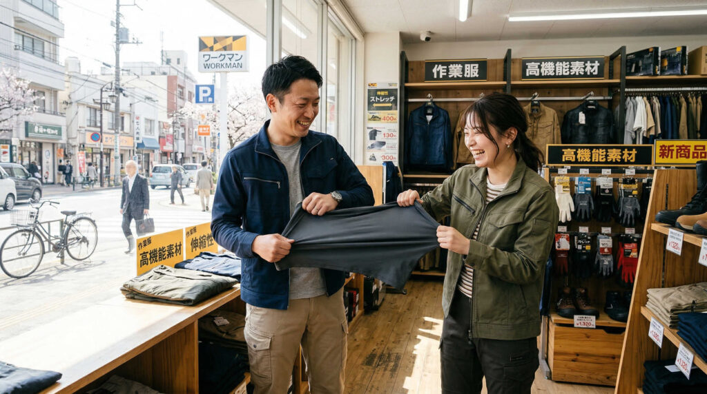 作業着に使われるストレッチ素材とは？基本をわかりやすく解説