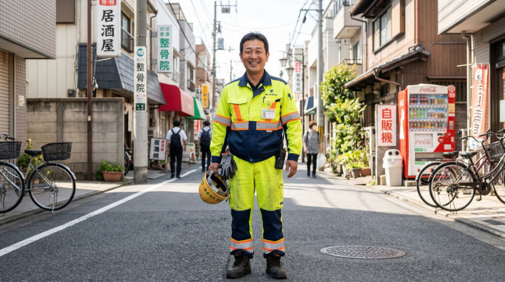 作業着に蛍光色が使われる理由と視認性の基本