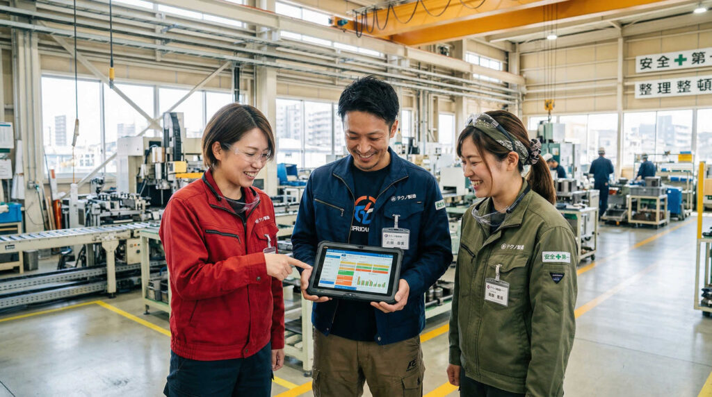 作業着のカラーバリエーションで部署を分けるとは？まず結論から