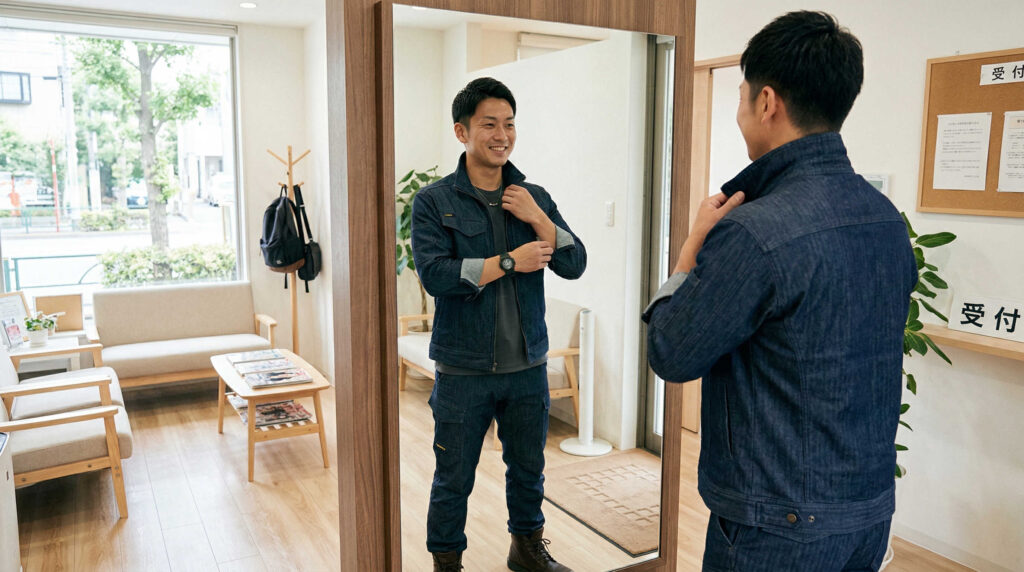 作業着のデザインを邪魔しないインナーの選び方