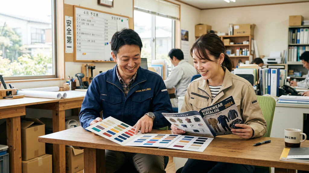 作業着の刺繍糸の色選びで失敗しないための3つの基本ルール
