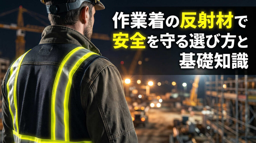 作業着の反射材で安全を守る選び方と基礎知識