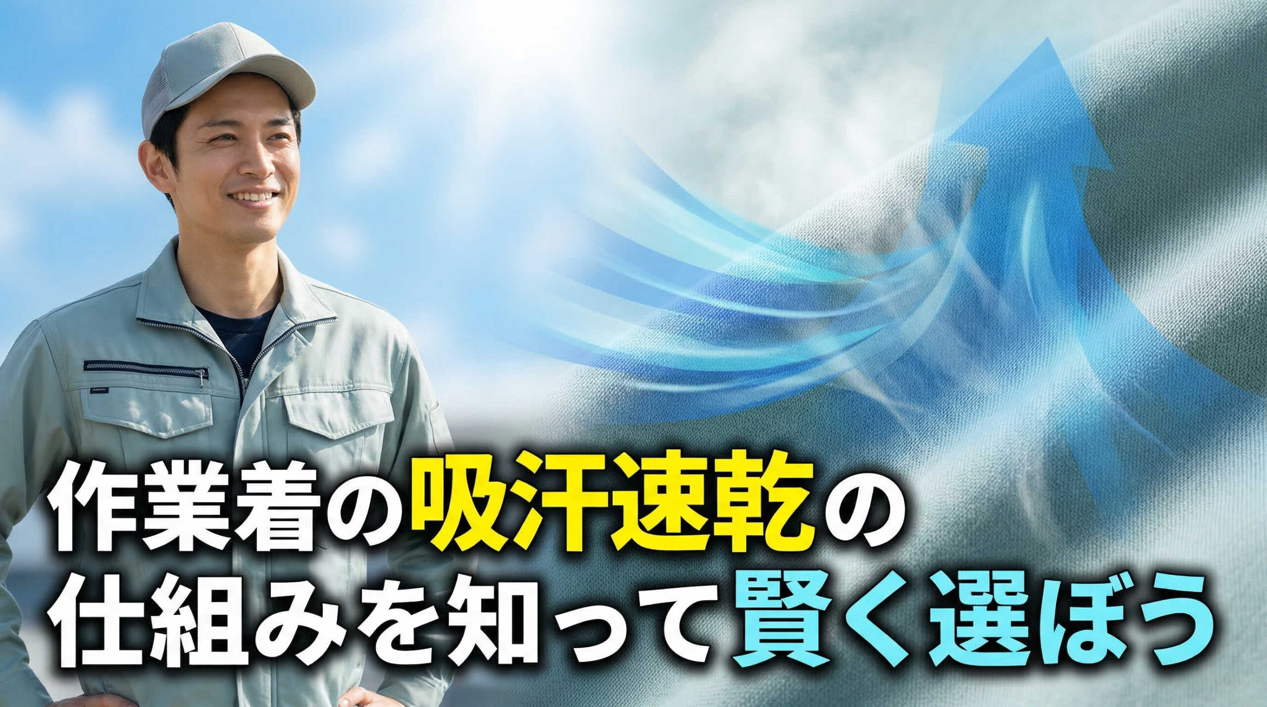 作業着の吸汗速乾の仕組みを知って賢く選ぼう
