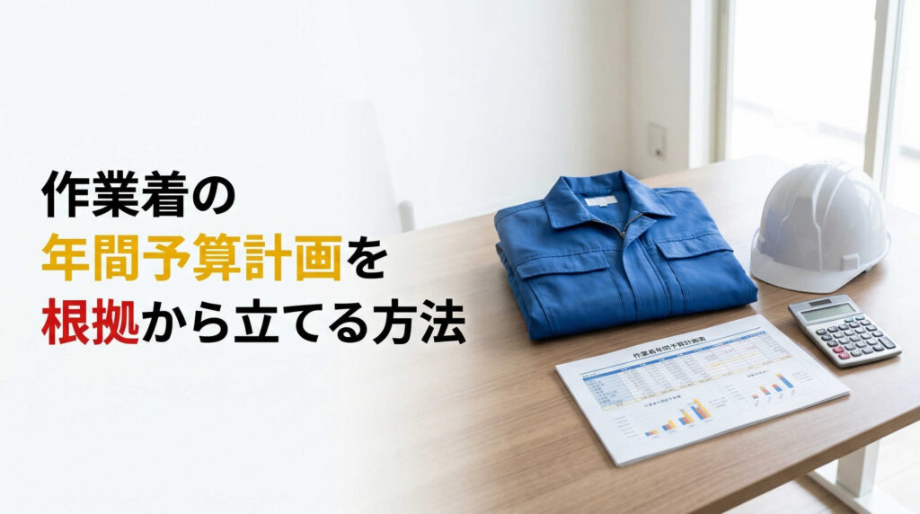 作業着の年間予算計画を根拠から立てる方法