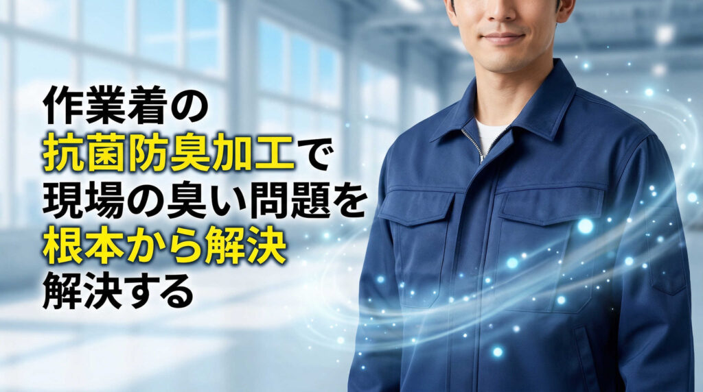 作業着の抗菌防臭加工で現場の臭い問題を根本から解決する方法