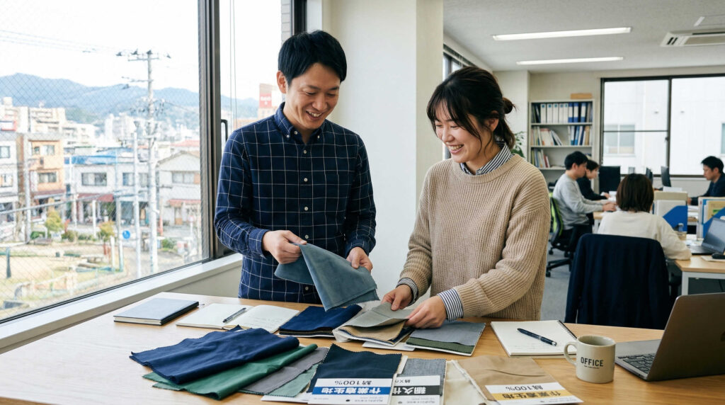 作業着の透けを防ぐには「素材選び」が最重要