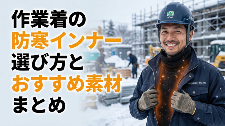 作業着の防寒インナー選び方とおすすめ素材まとめ