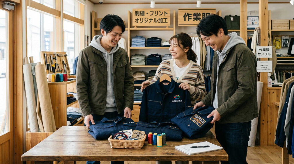 作業着への名入れ方法は大きく4種類｜選び方の結論を先にお伝えします