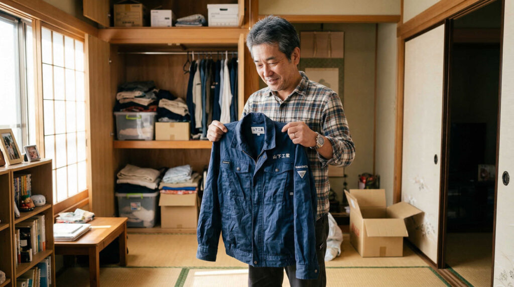 作業着をきれいに保管できない主な原因