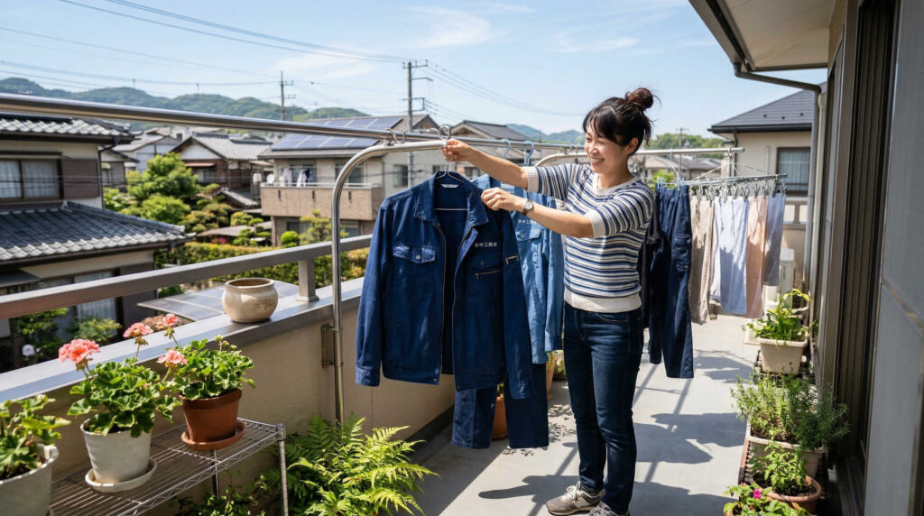 作業着を長持ちさせる乾燥・保管のポイント