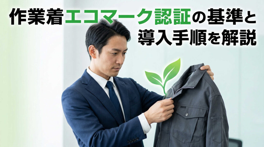 作業着エコマーク認証の基準と導入手順を解説