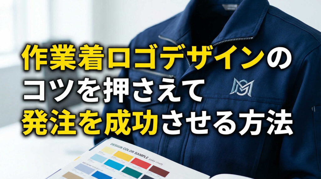 作業着ロゴデザインのコツを押さえて発注を成功させる方法