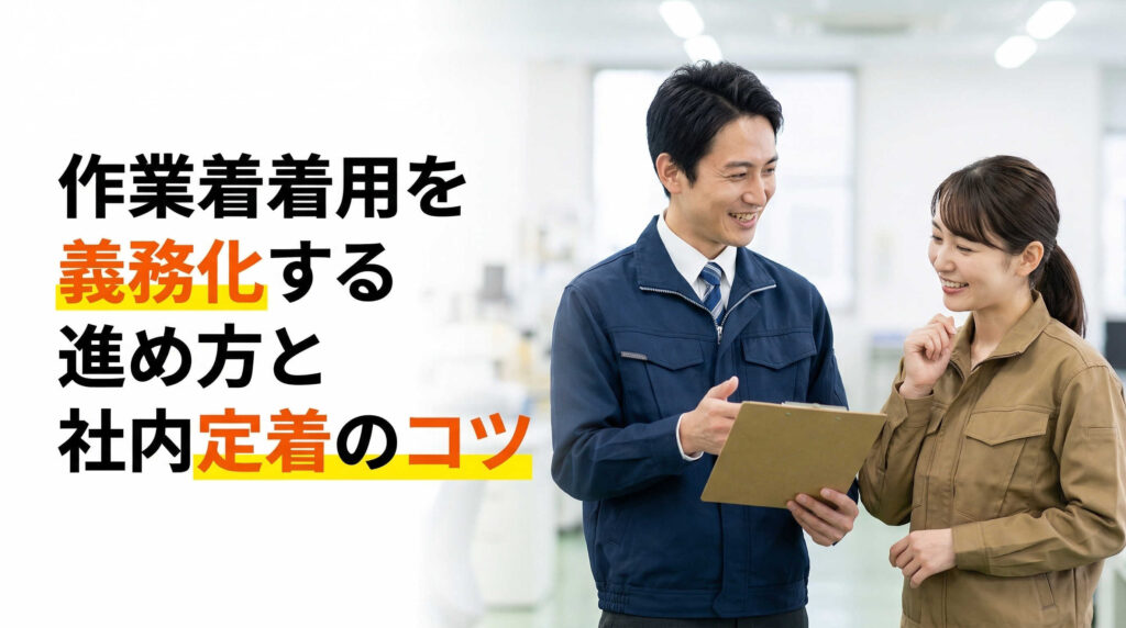 作業着着用を義務化する進め方と社内定着のコツ
