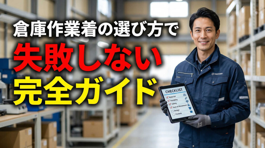 倉庫作業着の選び方で失敗しない完全ガイド