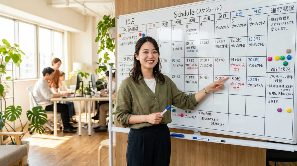 初回会議から最終決定までのスケジュール例