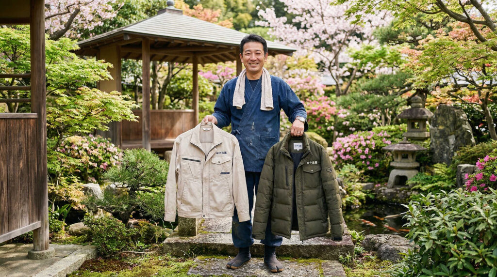 四季を通じた造園業の作業着ラインナップの考え方