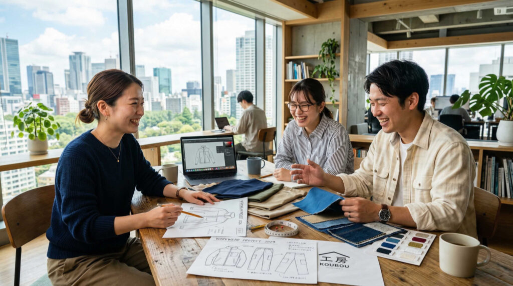 撥水加工対応のオリジナル作業着を作る方法